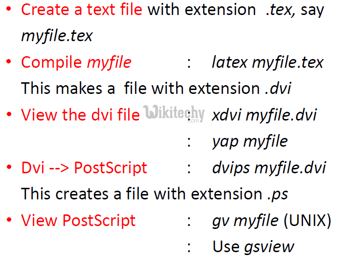 learn latex - latex tutorial - how to run latex - latex example programs